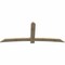 Ekena Millwork Bellingham Rough Sawn Timber Gable Bracket, Douglas Fir, 96"W x 40"H x 2"D x 6"F, 10/12 Pitch GBW096X40X0206BEL00RDF - alternate 5